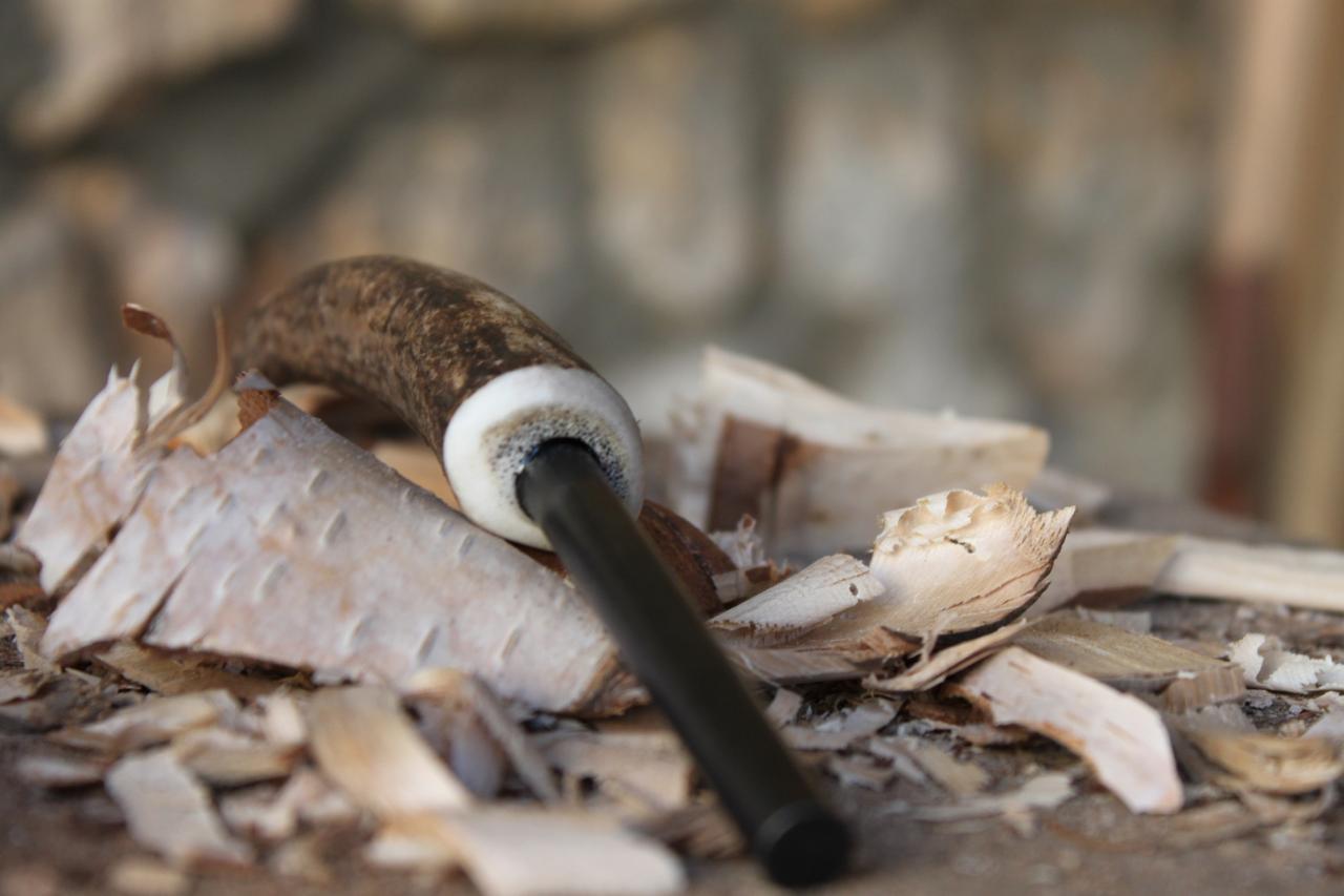 Firesteel manche bois de renne