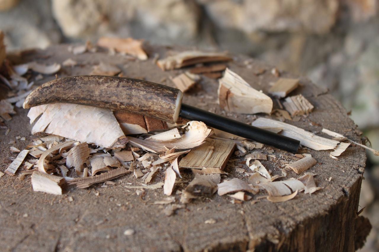 Firesteel manche corne de renne