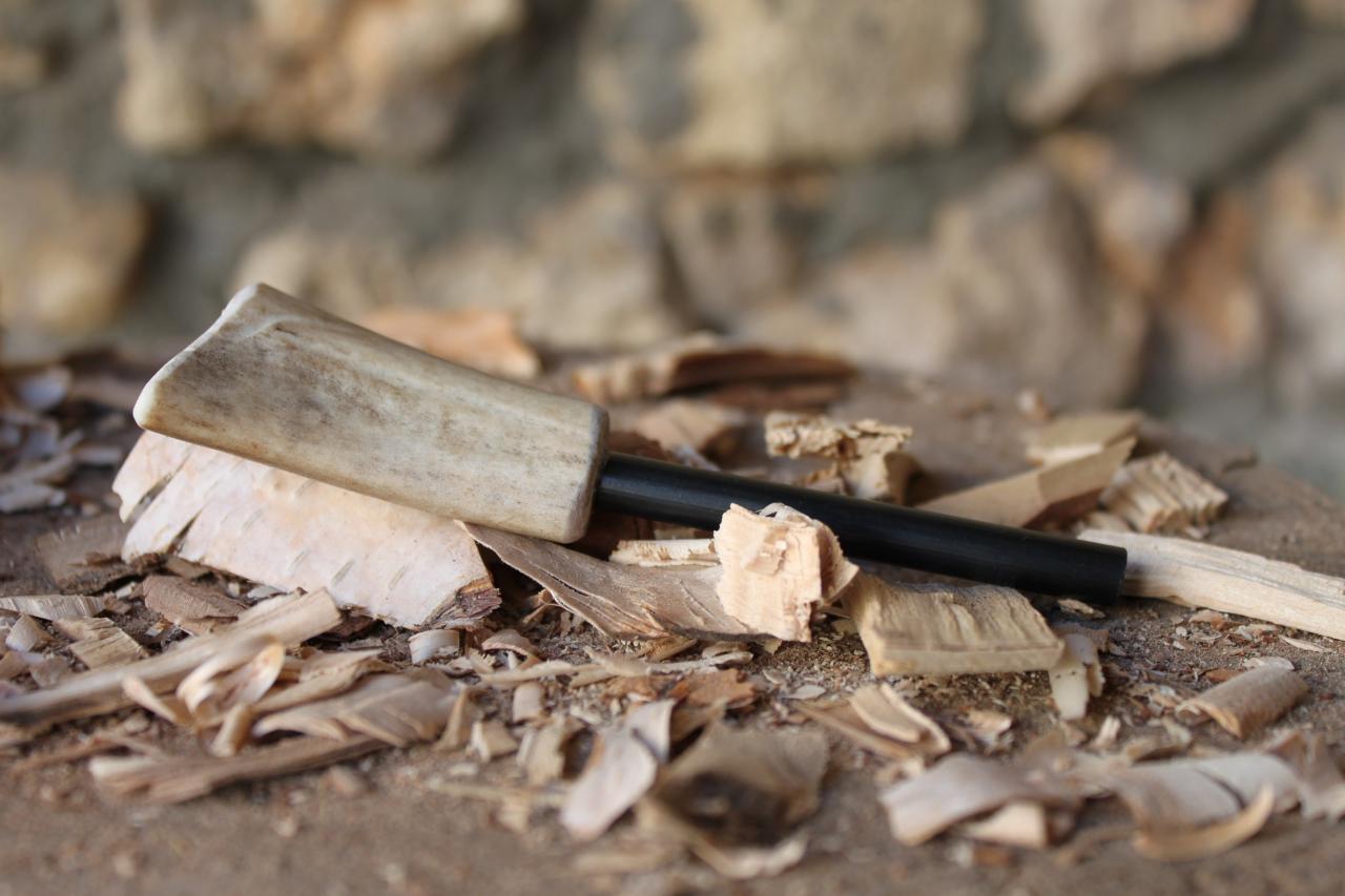 Firesteel manche corne de renne