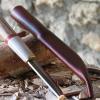 Couteau et étui de type scandinave
