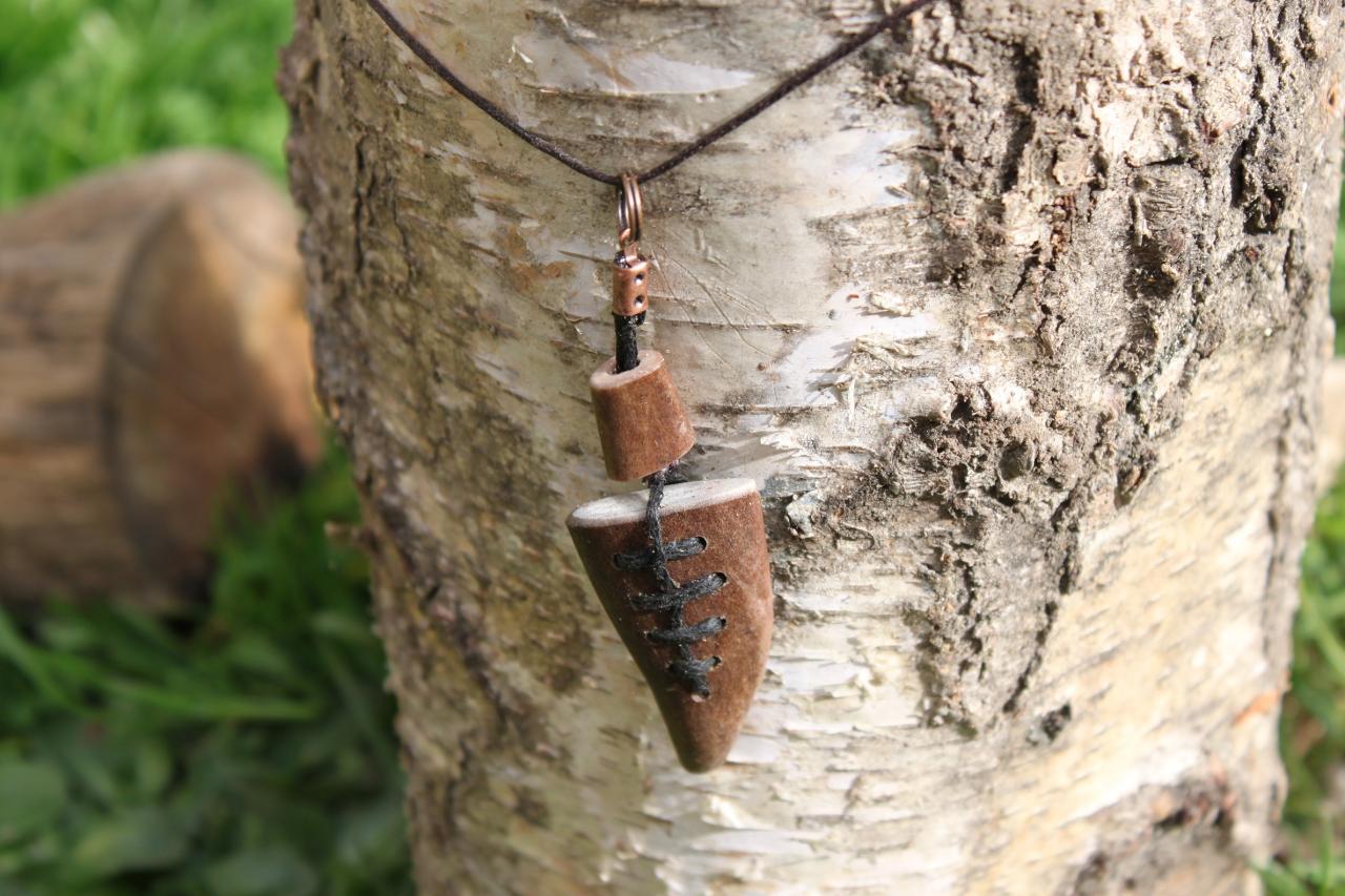 Pendentif en bois de renne