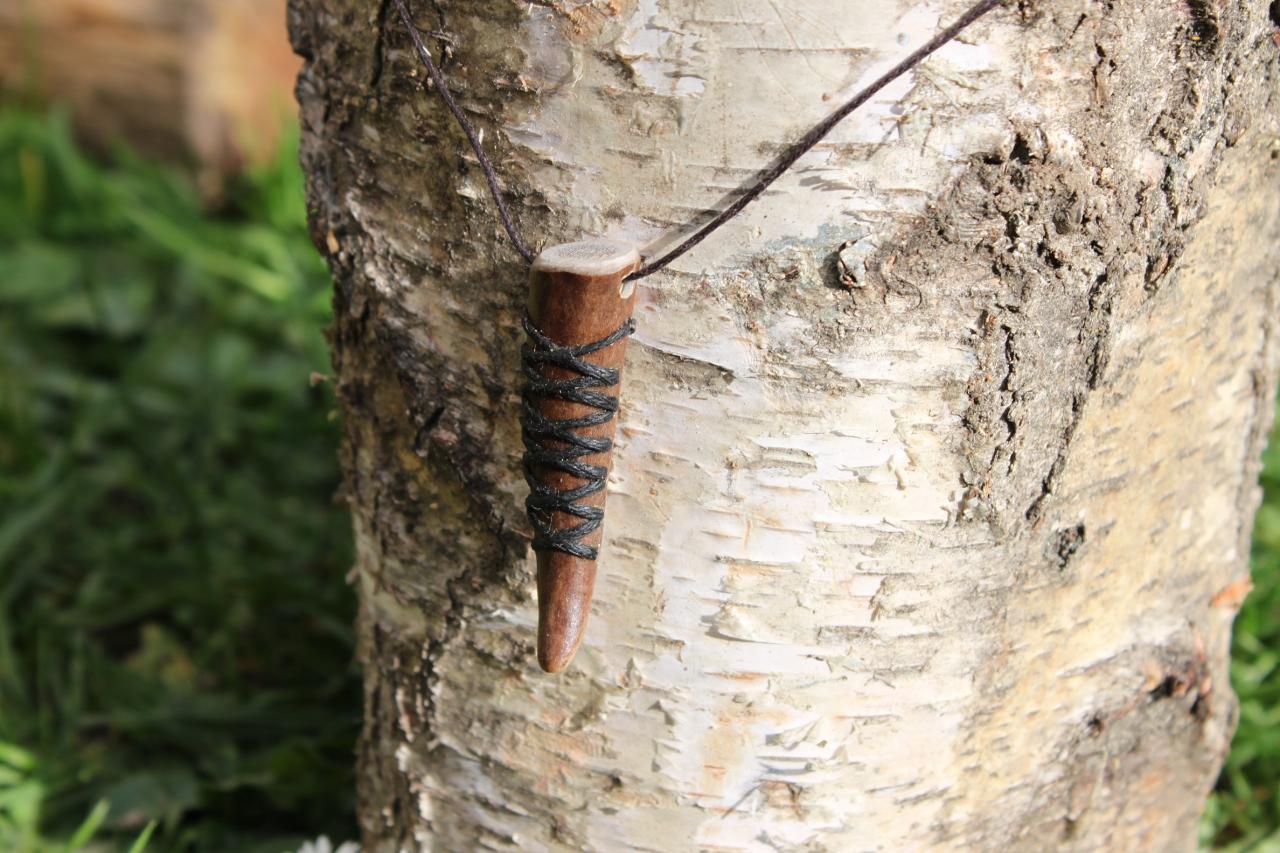 Pendentif en bois de renne