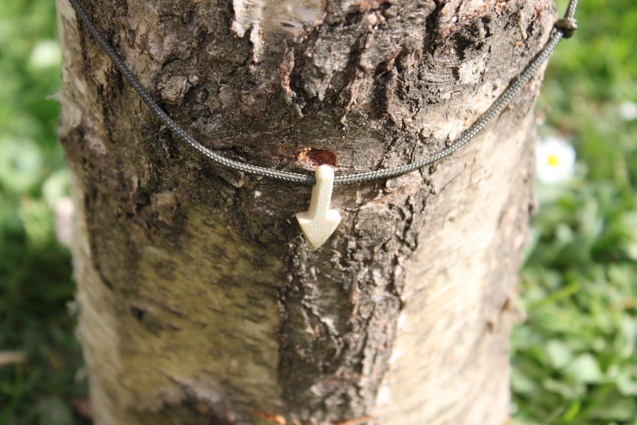 Pendentif en bois de renne