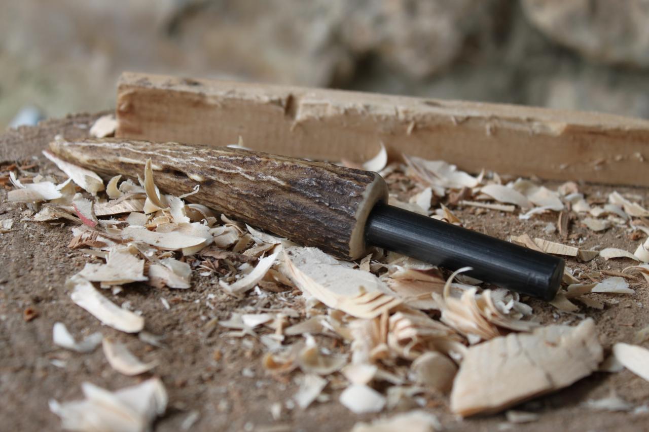 Firesteel manche bois de cerf
