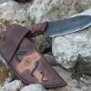 Etui en cuir tanné vegetal
