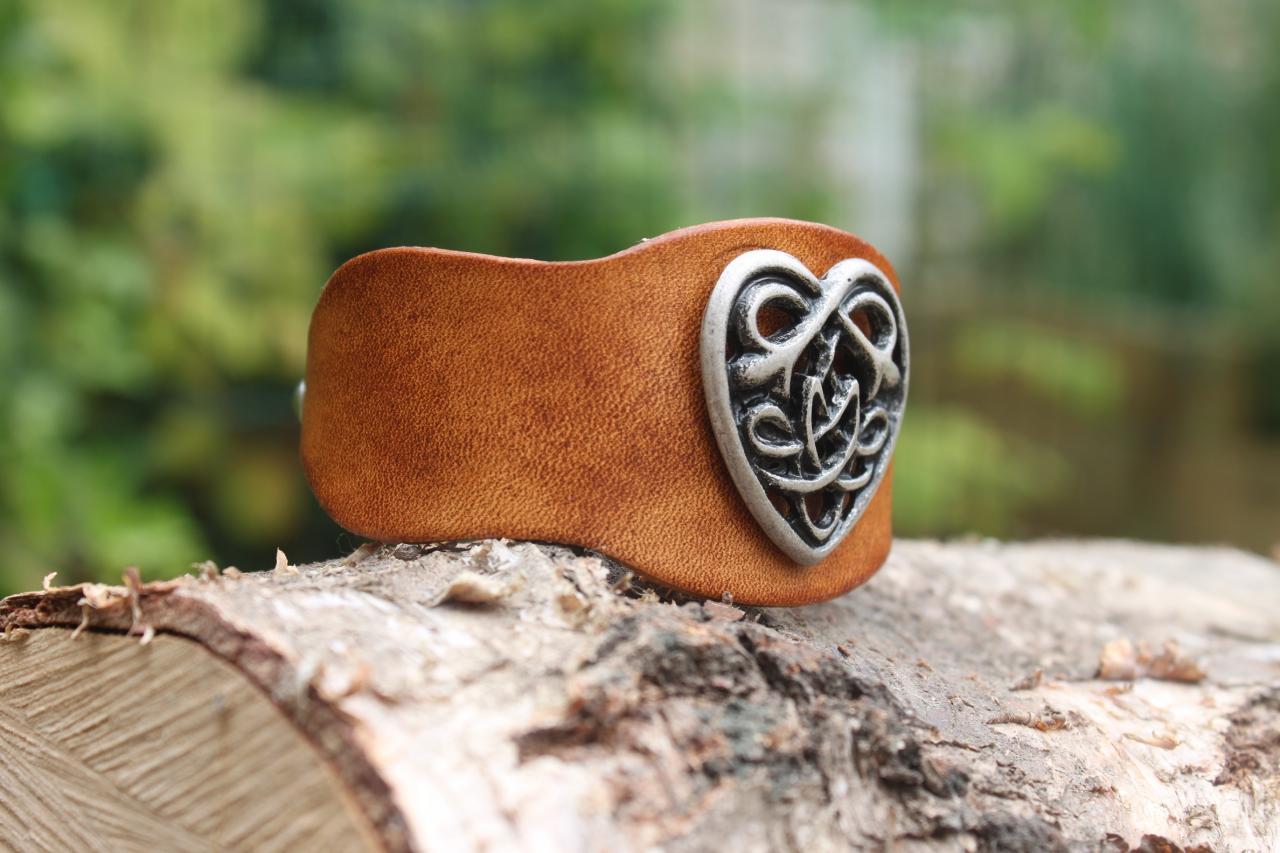 Bracelet symbole coeur celte