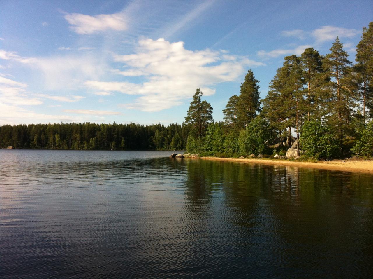 lac nord de la suede