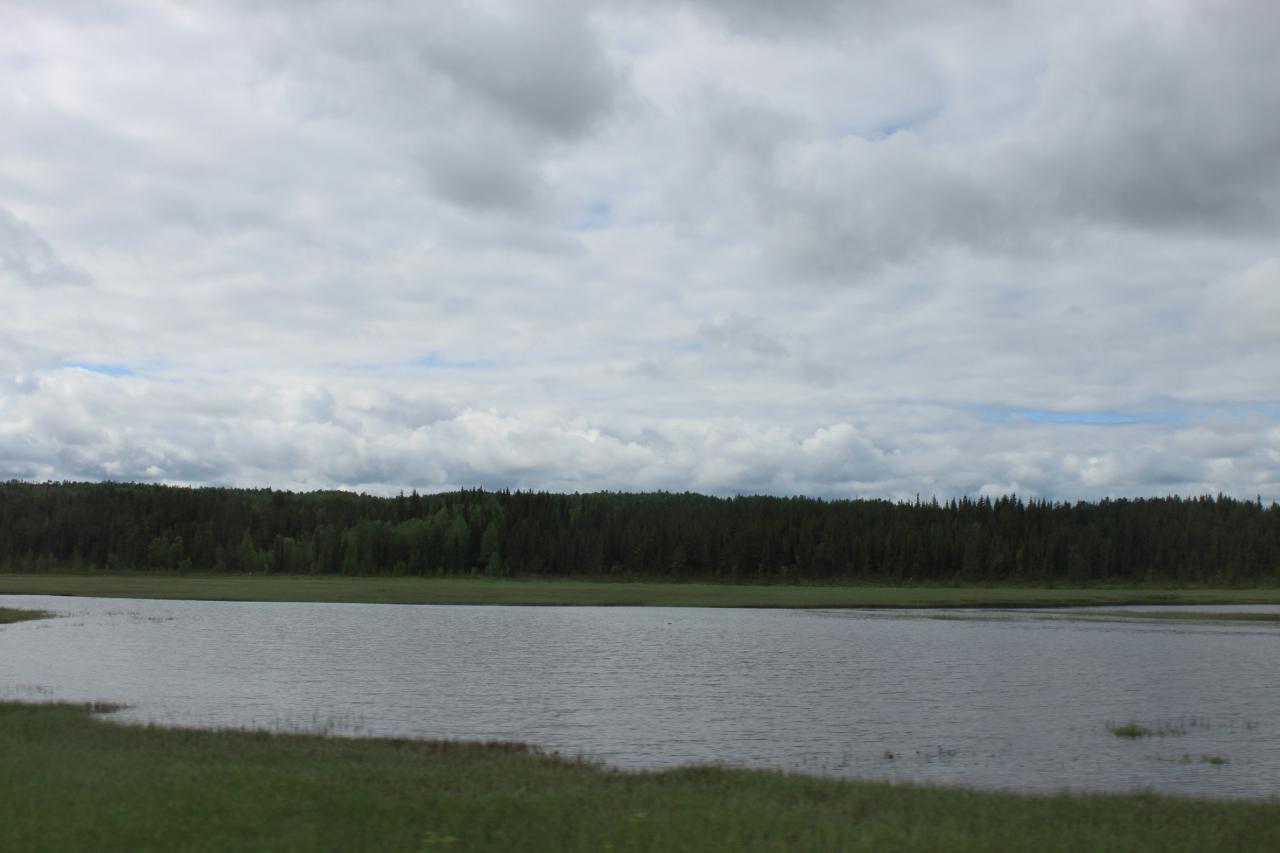 Lac nord de la suede
