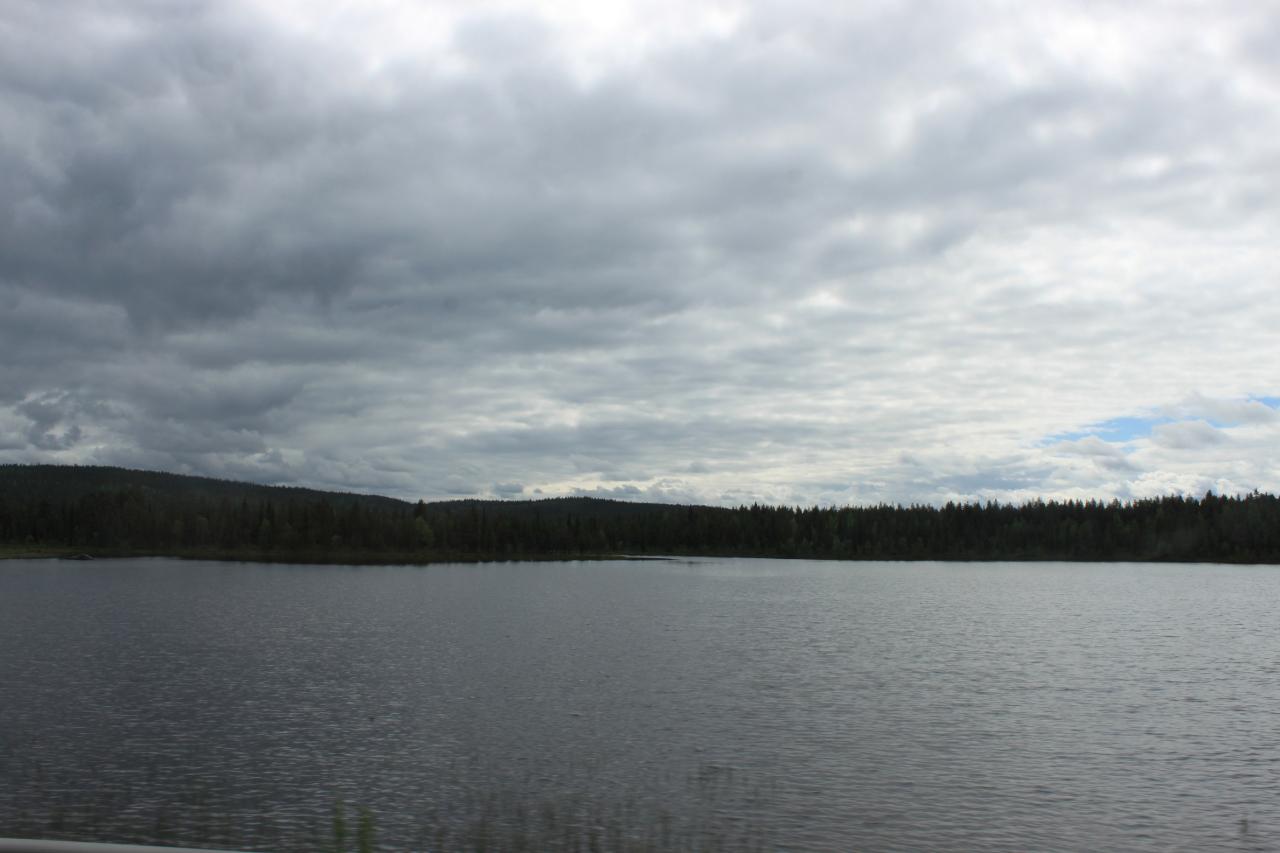 Lac nord de la suede