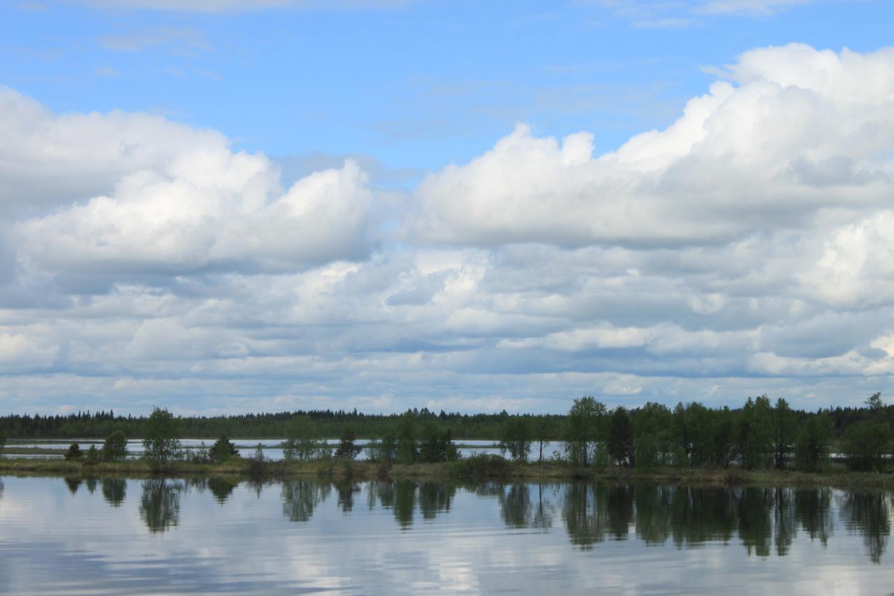 Magnifique reflet sur le lac