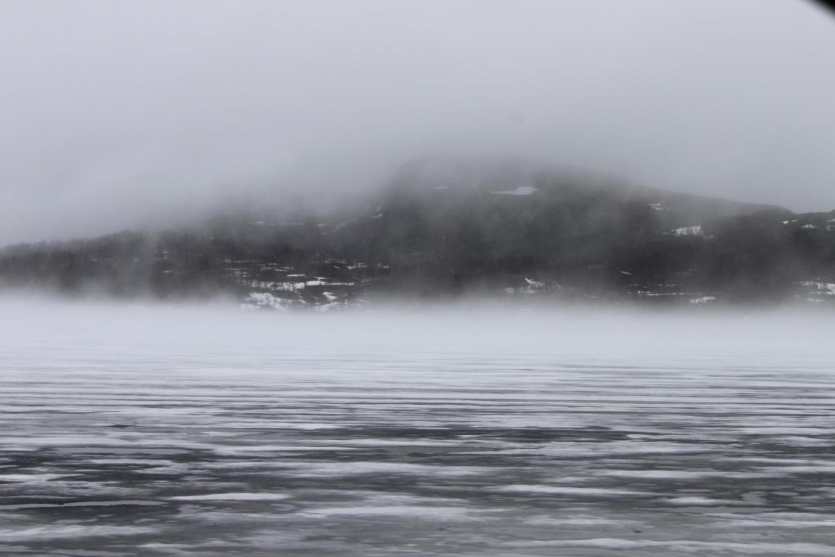 Lac gelé en Suède